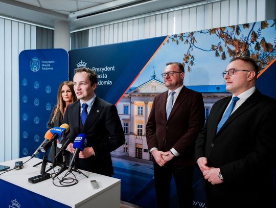 Konferencja prasowa dotycząca dofinansowań rządowych dla Radomia (zdjęcia)