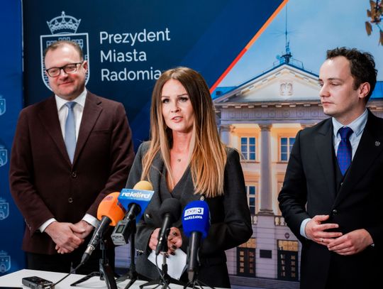 Konferencja prasowa dotycząca dofinansowań rządowych dla Radomia (zdjęcia)