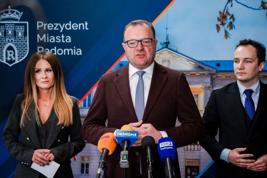 Konferencja prasowa dotycząca dofinansowań rządowych dla Radomia (zdjęcia)
