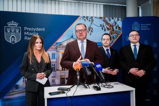 Konferencja prasowa dotycząca dofinansowań rządowych dla Radomia (zdjęcia)