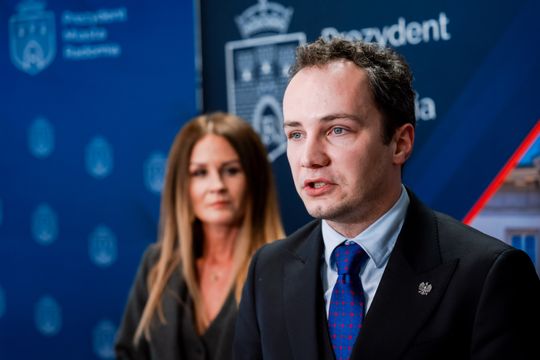 Konferencja prasowa dotycząca dofinansowań rządowych dla Radomia (zdjęcia)