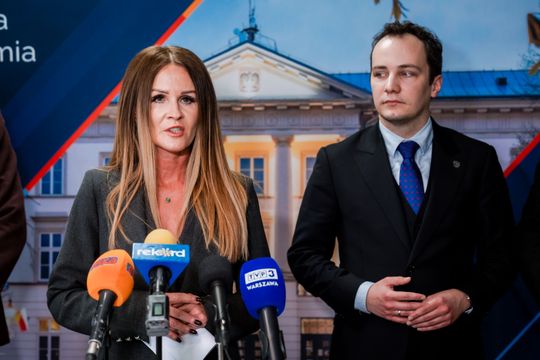 Konferencja prasowa dotycząca dofinansowań rządowych dla Radomia (zdjęcia)