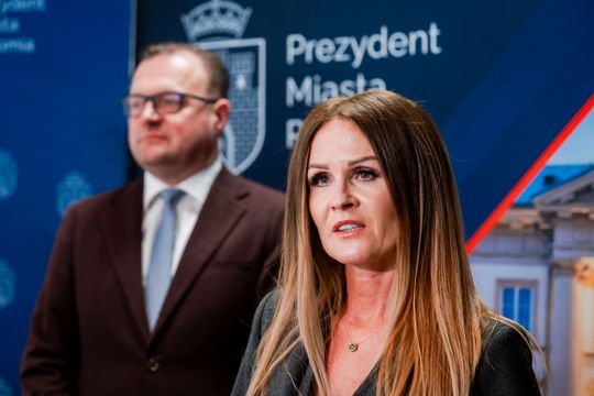 Konferencja prasowa dotycząca dofinansowań rządowych dla Radomia (zdjęcia)