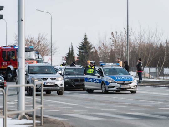 Zderzenie pięciu samochodów na ul. Żółkiewskiego (zdjęcia)