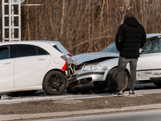 Zderzenie pięciu samochodów na ul. Żółkiewskiego (zdjęcia)