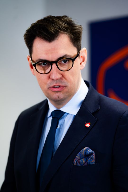 Konferencja prasowa posła Konrada Frysztaka (zdjęcia)