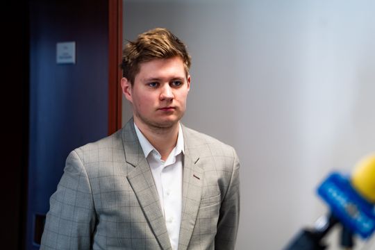 Konferencja prasowa posła Konrada Frysztaka (zdjęcia)