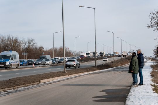 Zderzenie pięciu samochodów na ul. Żółkiewskiego (zdjęcia)