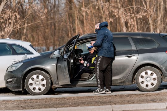 Zderzenie pięciu samochodów na ul. Żółkiewskiego (zdjęcia)