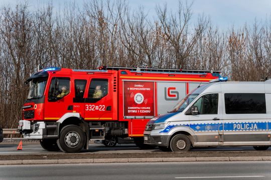 Zderzenie pięciu samochodów na ul. Żółkiewskiego (zdjęcia)