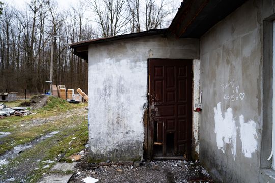 Pożar domu w Dąbrówce Nagórnej (zdjęcia)