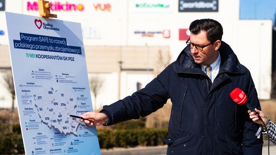 Konferencja prasowa posła Konrada Frysztaka (zdjęcia)