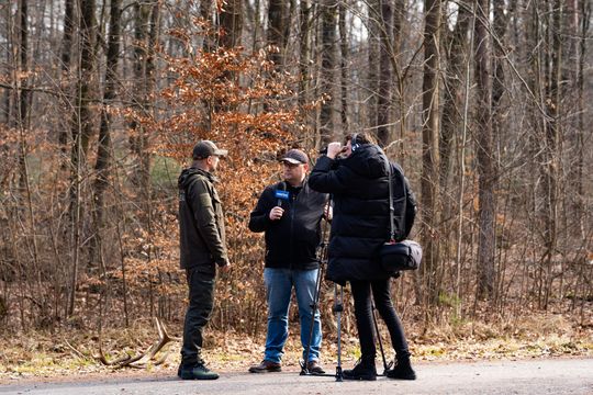 Konferencja prasowa Nadleśnictwa Radom (zdjęcia)