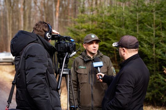 Konferencja prasowa Nadleśnictwa Radom (zdjęcia)