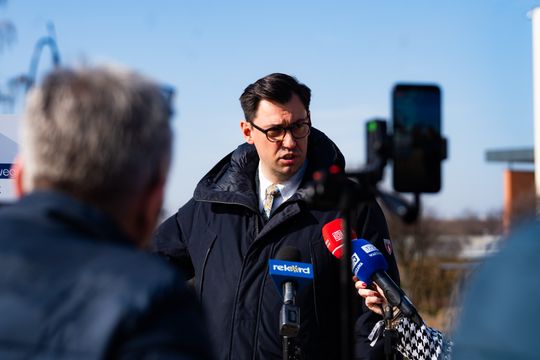 Konferencja prasowa posła Konrada Frysztaka (zdjęcia)