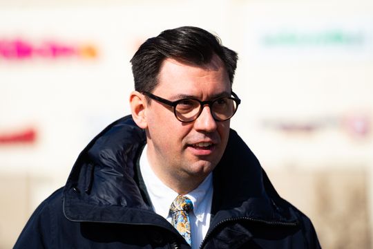 Konferencja prasowa posła Konrada Frysztaka (zdjęcia)