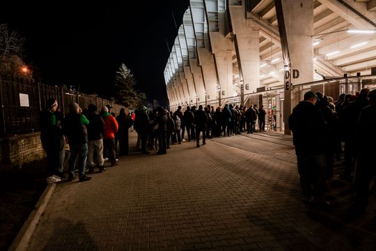 Kibice na meczu Radomiak Radom - Arka Gdynia (zdjęcia) 