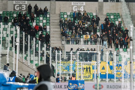 Kibice na meczu Radomiak Radom - Arka Gdynia (zdjęcia) 