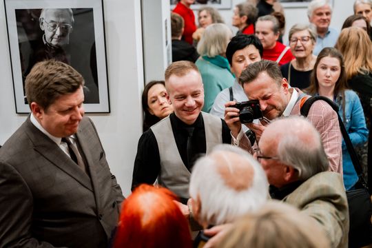 Wernisaż wystawy Andrzej Wajda - Noc czerwcowa (zdjęcia)