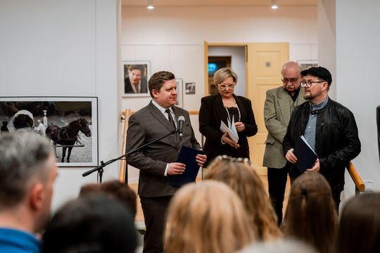 Wernisaż wystawy Andrzej Wajda - Noc czerwcowa (zdjęcia)