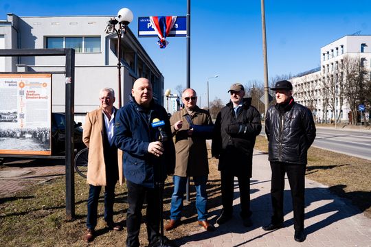  Inauguracja nowej nazwy ulicy - Kazimierza Paździora (zdjęcia)