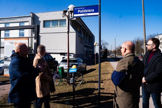  Inauguracja nowej nazwy ulicy - Kazimierza Paździora (zdjęcia)