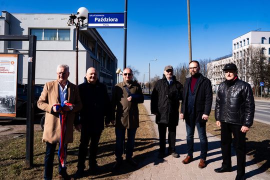 Inauguracja nowej nazwy ulicy - Kazimierza Paździora (zdjęcia)