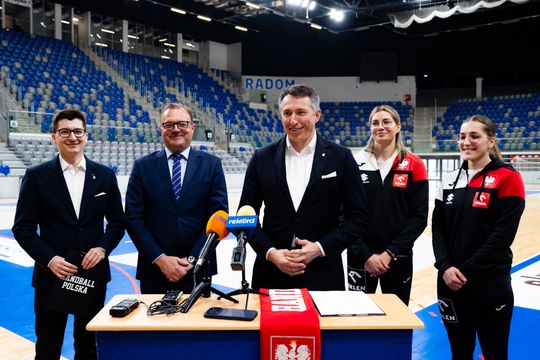 Konferencja prasowa dot. meczu reprezentacji Polski w piłce ręcznej (zdjęcia)