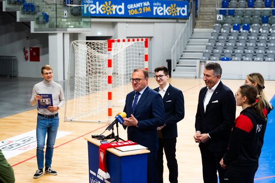 Konferencja prasowa dot. meczu reprezentacji Polski w piłce ręcznej (zdjęcia)