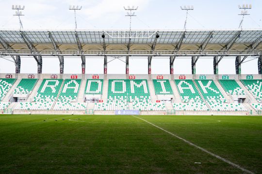 Konferencja prasowa dot. murawy na stadionie Radomiaka (zdjęcia)