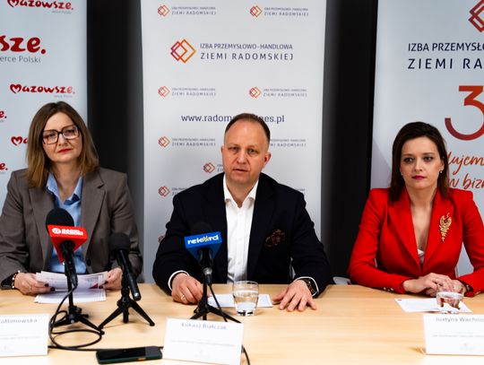 Konferencja prasowa Izby Przemysłowo-Handlowej Ziemi Radomskiej (zdjęcia)