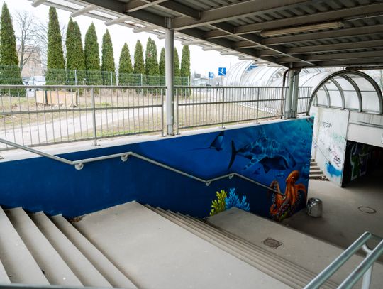 Nowy mural w przejściu podziemnym na ustroniu (zdjęcia)