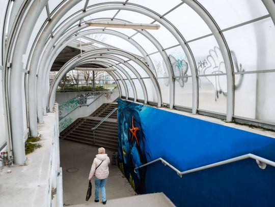 Nowy mural w przejściu podziemnym na ustroniu (zdjęcia)