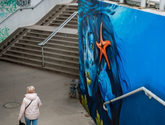 Nowy mural w przejściu podziemnym na ustroniu (zdjęcia)