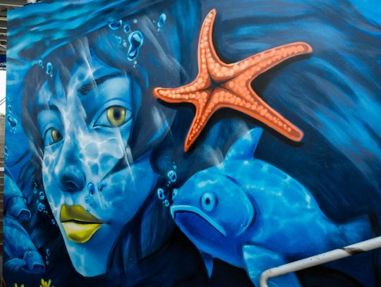 Nowy mural w przejściu podziemnym na ustroniu (zdjęcia)