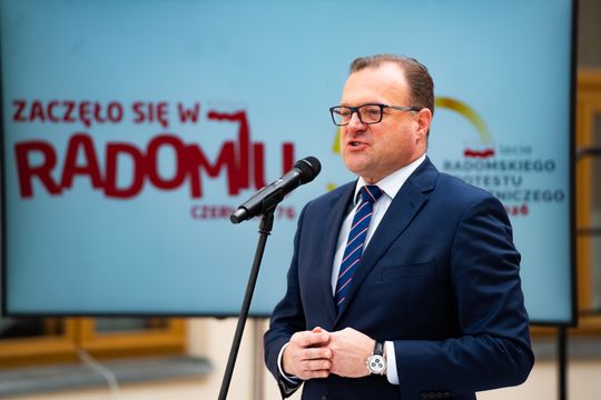 Konferencja prasowa dot. obchodów 50. rocznicy Radomskiego Protestu Robotniczego Czerwiec ’76 (zdjęcia)