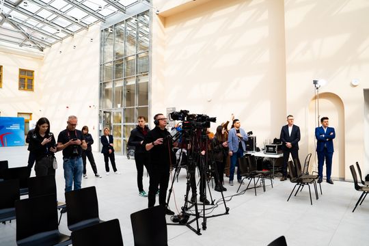 Konferencja prasowa dot. obchodów 50. rocznicy Radomskiego Protestu Robotniczego Czerwiec ’76 (zdjęcia)