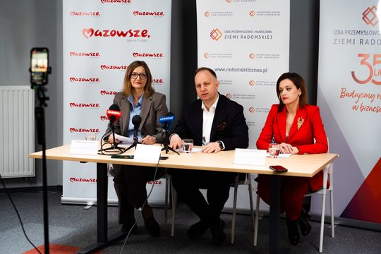 Konferencja prasowa Izby Przemysłowo-Handlowej Ziemi Radomskiej (zdjęcia)