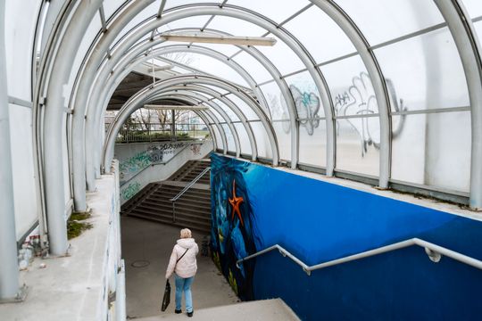 Nowy mural w przejściu podziemnym na ustroniu (zdjęcia)