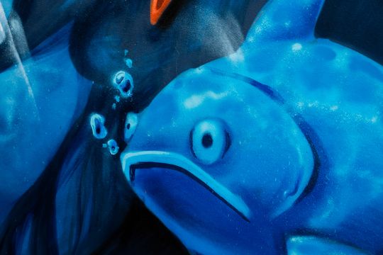 Nowy mural w przejściu podziemnym na ustroniu (zdjęcia)