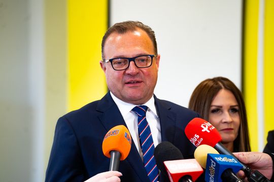  Briefing prasowy w nowo wybudowanym żłobku przy ul. Piastowskiej (zdjęcia)