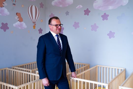  Briefing prasowy w nowo wybudowanym żłobku przy ul. Piastowskiej (zdjęcia)