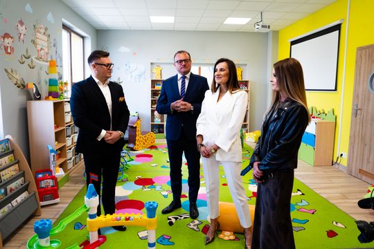  Briefing prasowy w nowo wybudowanym żłobku przy ul. Piastowskiej (zdjęcia)