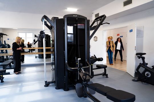 Otwarcie siłowni w szkole podstawowej w Rusinowie (zdjęcia)