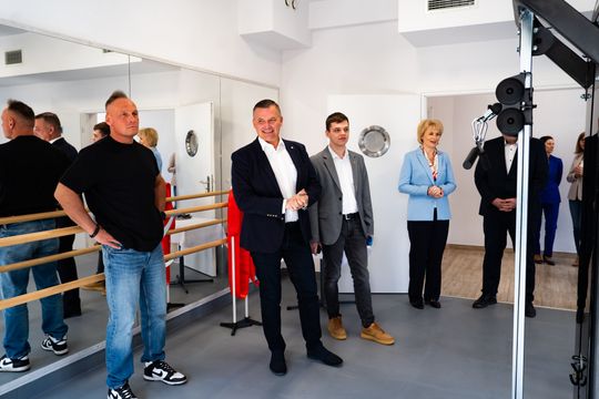 Otwarcie siłowni w szkole podstawowej w Rusinowie (zdjęcia)