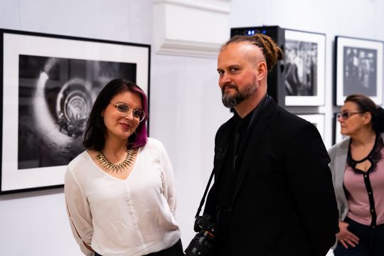 Wernisaż wystawy "Współczesna Warszawa na starej fotografii" (zdjęcia)