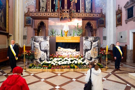 Groby Pańskie w wybranych radomskich kościołach (zdjęcia)