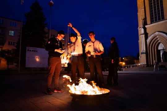 Liturgia Wigilii Paschalnej (zdjęcia)