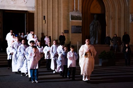 Liturgia Wigilii Paschalnej (zdjęcia)