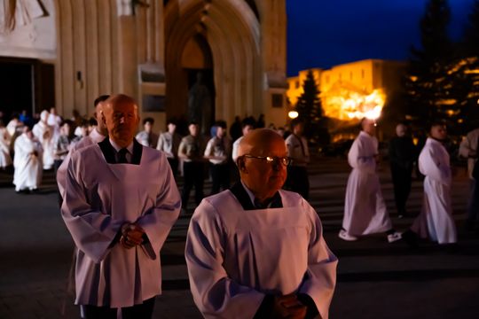 Liturgia Wigilii Paschalnej (zdjęcia)